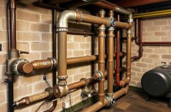 Восстановление чугунных труб в котельной