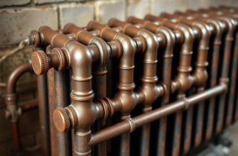 Восстановление чугунных труб системы радиаторного отопления