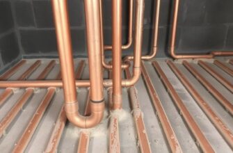 Восстановление медных труб системы теплого пола