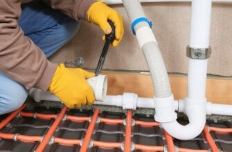 Восстановление пластиковых труб системы теплого пола