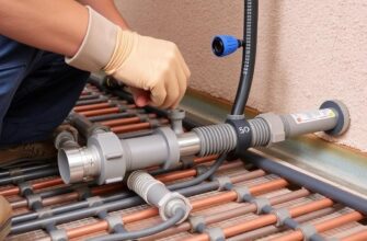 Ремонт труб из металлопластика в системе теплого пола