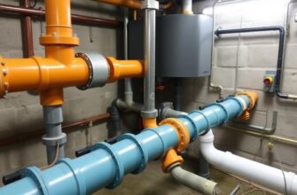 Ремонт труб из сшитого полиэтилена в котельной