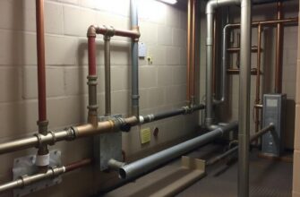 Восстановление металлических труб в бойлерной комнате