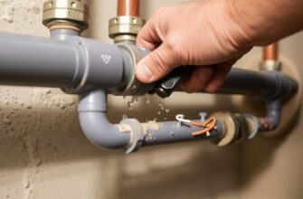 Ремонт труб отопления из сшитого полиэтилена