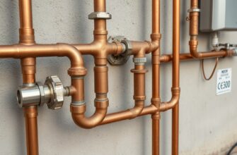 Восстановление медных труб в системе водоснабжения