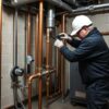 Обслуживание и восстановление медных труб в котельной