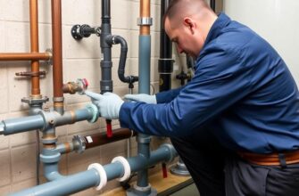 Ремонт пластиковых труб в бойлерной комнате