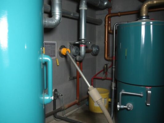 Устранение протечек в котельном помещении