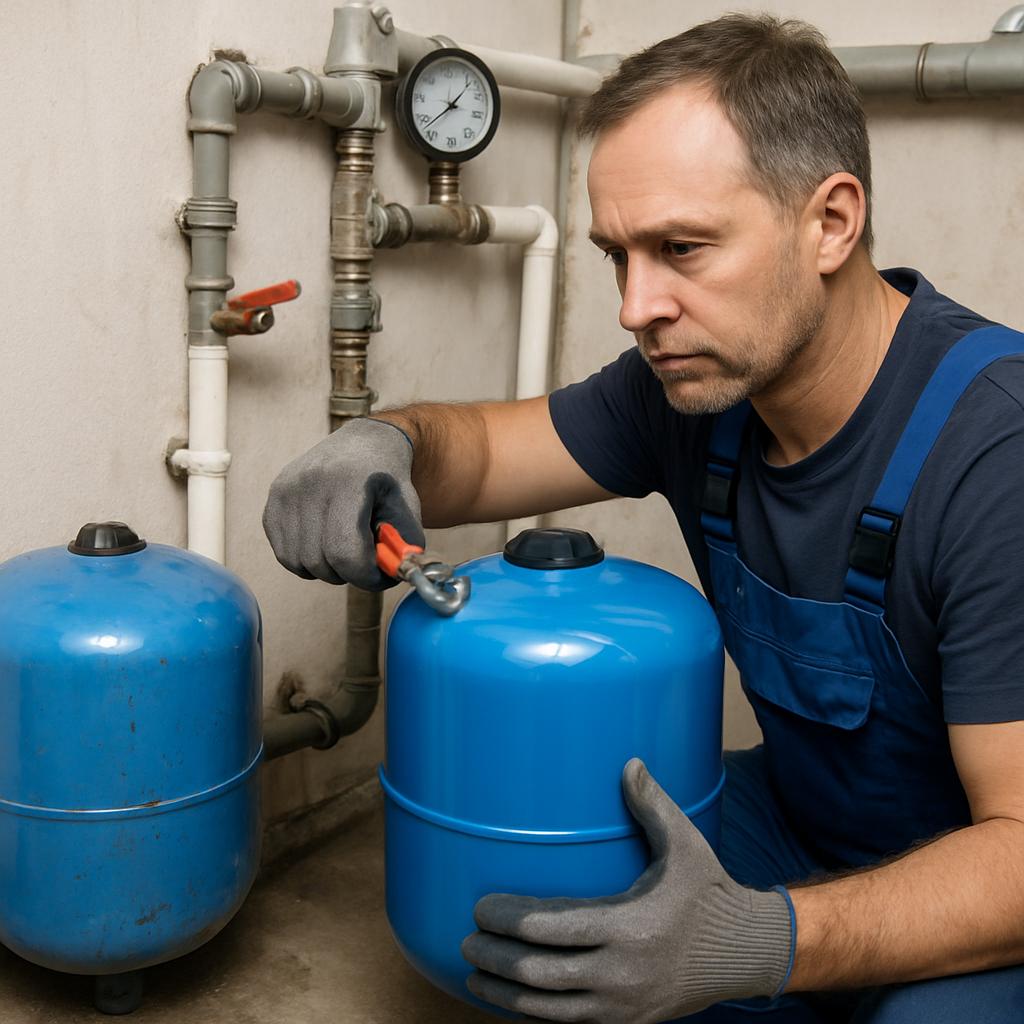 Признаки необходимости замены гидроаккумулятора Признаки необходимости замены гидроаккумулятора