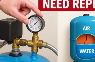 Гидроаккумулятор не держит давление?